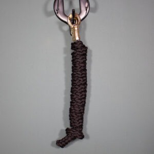 Führstrick mit Panikhaken schwarz