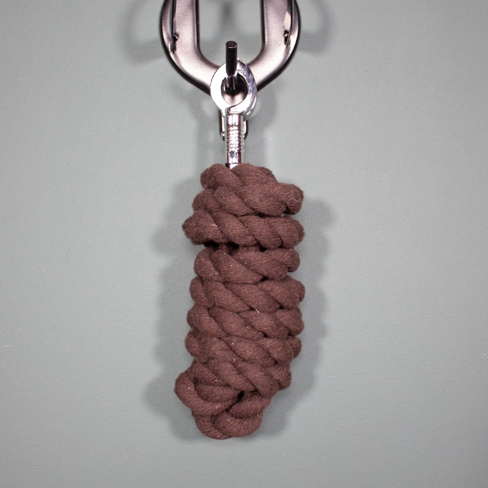 Führstrick mit Panikhaken braun