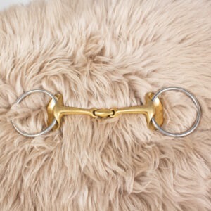 Stübben Wassertrense Golden Wings doppelt gebrochen 13,5