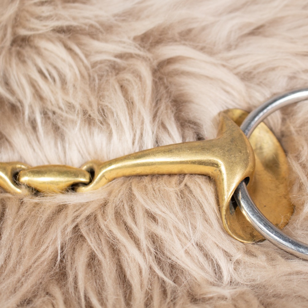 Stübben Wassertrense Golden Wings doppelt gebrochen 13,5 – Bild 2