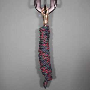 Führstrick mit Panikhaken dunkelgrün