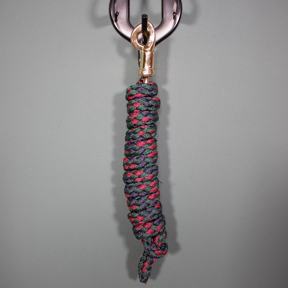 Führstrick mit Panikhaken dunkelgrün