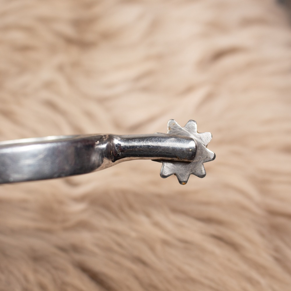 Silk Steel Sporen Sonnenrad silber – Bild 2