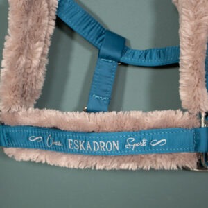 Eskadron Halfter Doublepin Faux Fur tealblue P2