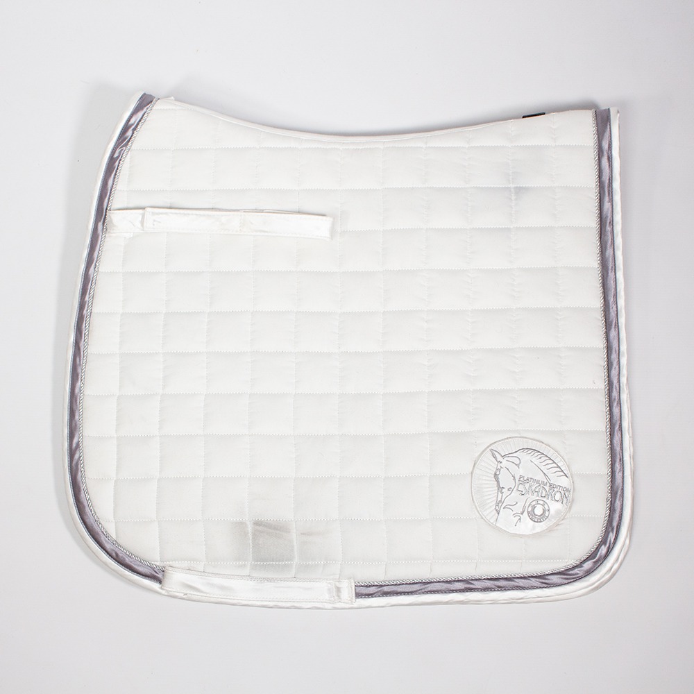 Eskadron Platinum Schabracke Cotton Doublebinding white DR