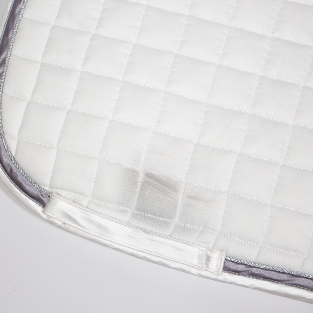 Eskadron Platinum Schabracke Cotton Doublebinding white DR – Bild 3