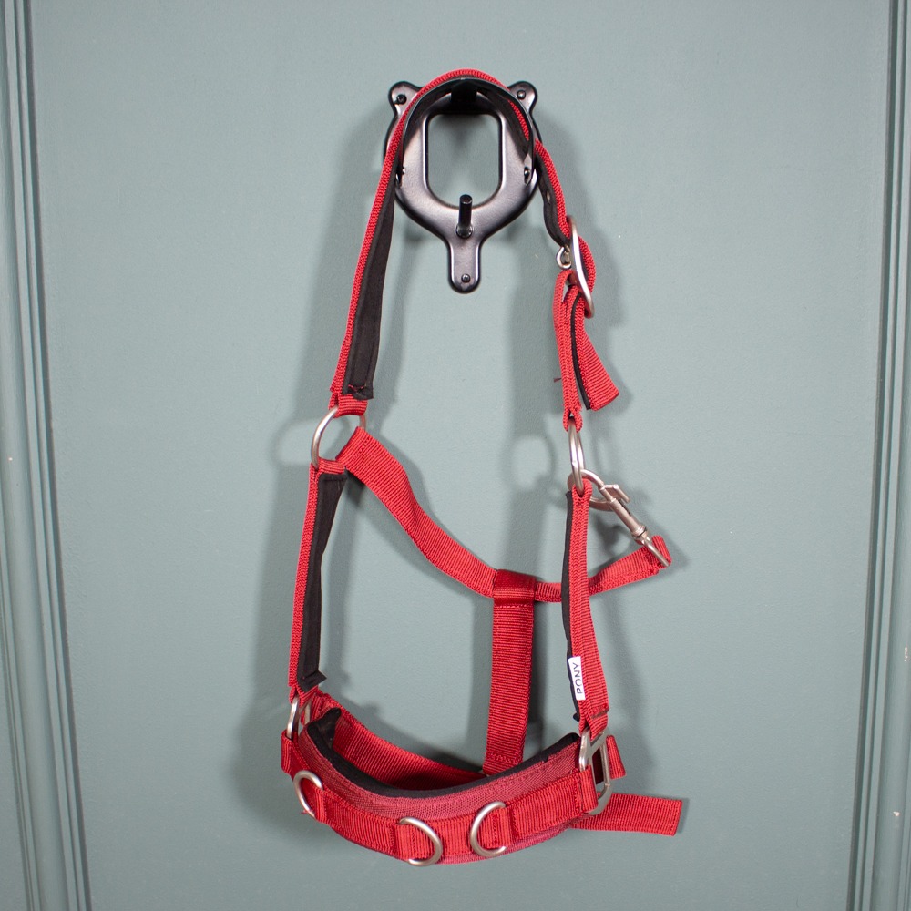 Longierhalfter rot Pony