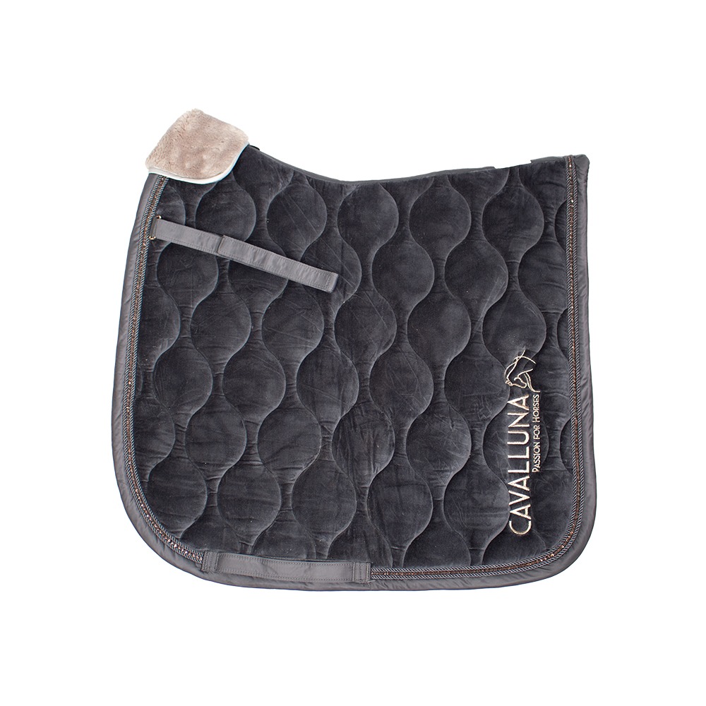 Eskadron Cavalluna Schabracke Velvet grau DR