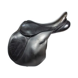 Euroriding Springsattel Diamant schwarz 17,5