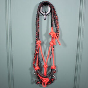 Knotenhalfter rot COB