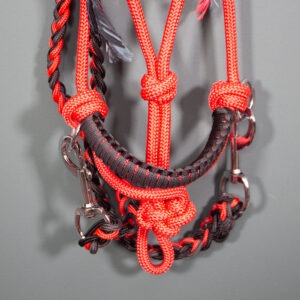 Knotenhalfter rot COB