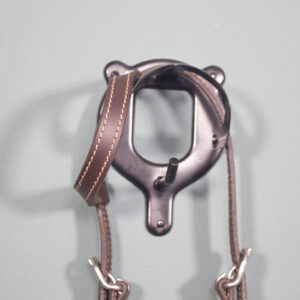 Westerntrense Einohr braun Pony