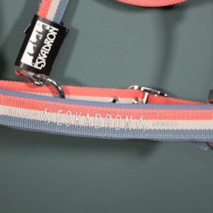 Eskadron Halfter Doublepin steel blue/greige/coral blossom WB