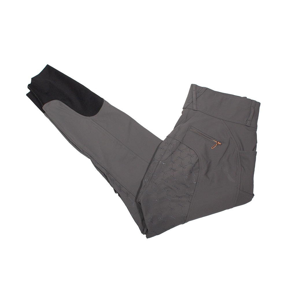 Felix Bühler Reithose mit Silikonvollbesatz grau M