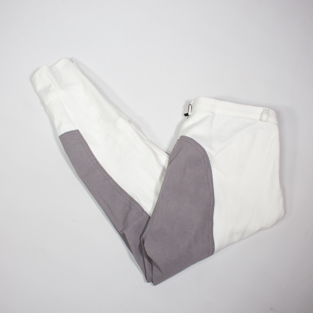 ELT Reithose mit Vollbesatz Fun Sport weiß 4XL