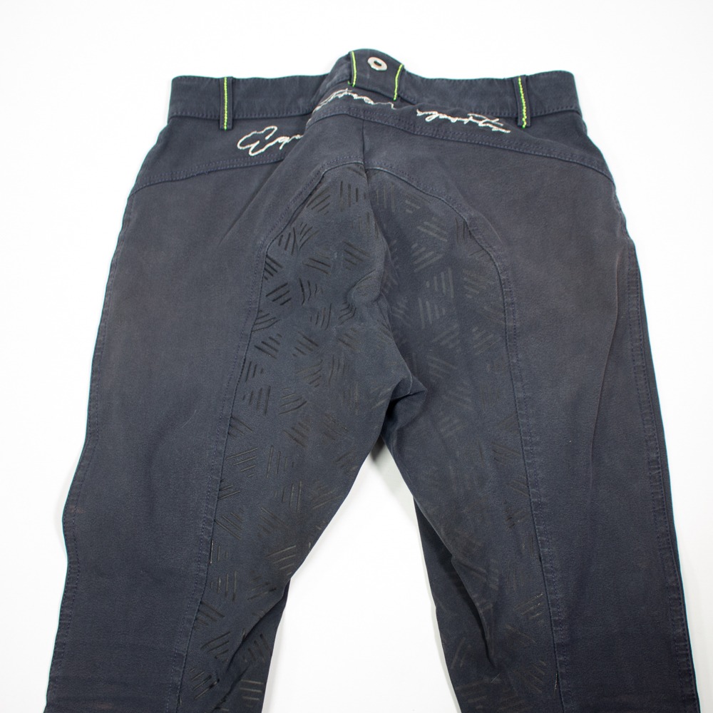 Loesdau Reithose mit Silikonvollbesatz navy S – Bild 4