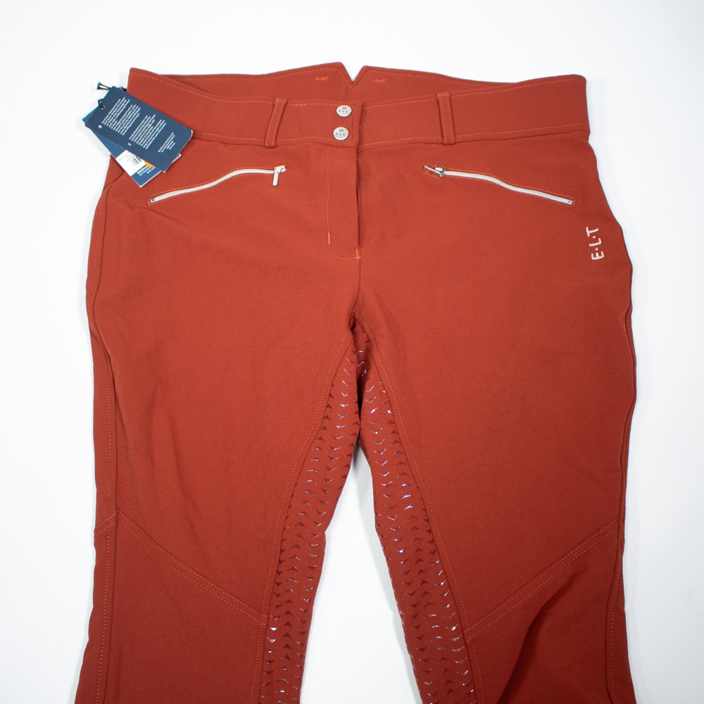 ELT Reithose mit Silikonvollbesatz Hella mahogany 3XL – Bild 3