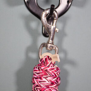 Showmaster Führstrick mit Karabiner rosa