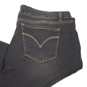 PS of Sweden Jeans Reithose mit Silikonkniebesatz schwarz XXL