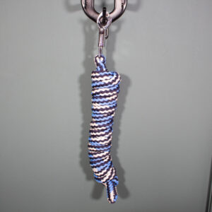 Führstrick mit Panikhaken blau
