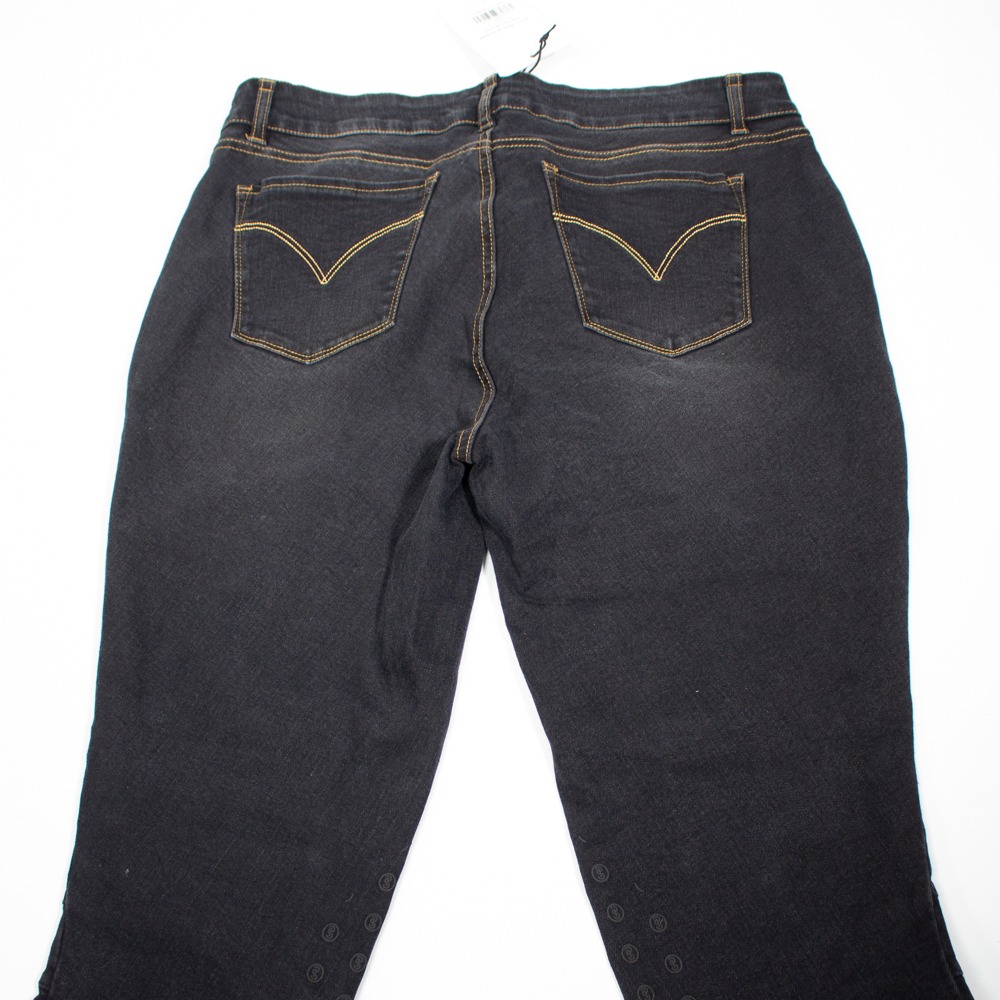 PS of Sweden Jeans Reithose mit Silikonkniebesatz schwarz XXL – Bild 4