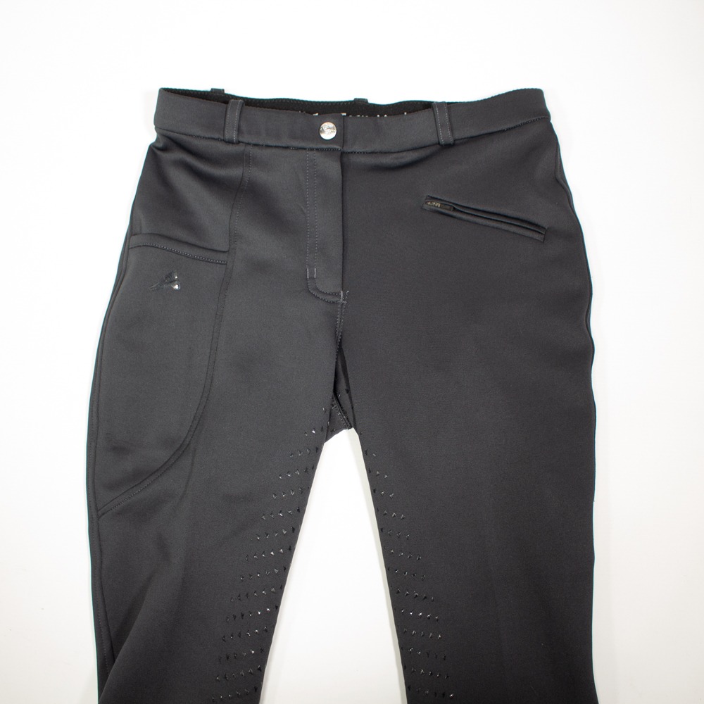Euro Star Reithose mit Silikonvollbesatz schwarz 170 – Bild 3