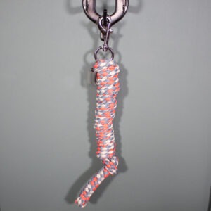 Eskadron Führstrick mit Karabiner steel blue/greige/coral blossom