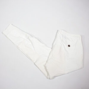 Euro Star Reithose mit Silikonvollbesatz weiß M