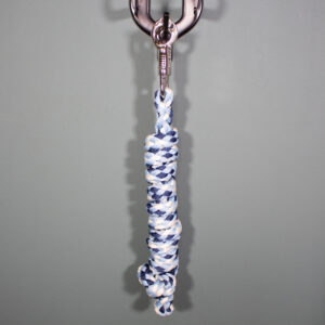 Führstrick mit Panikhaken hellblau