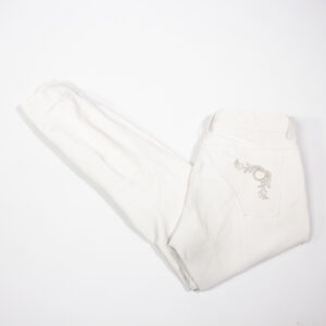 BR Reithose mit Vollbesatz weiß 164