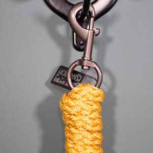 Eskadron Platinum Führstrick mit Karabiner golden yellow