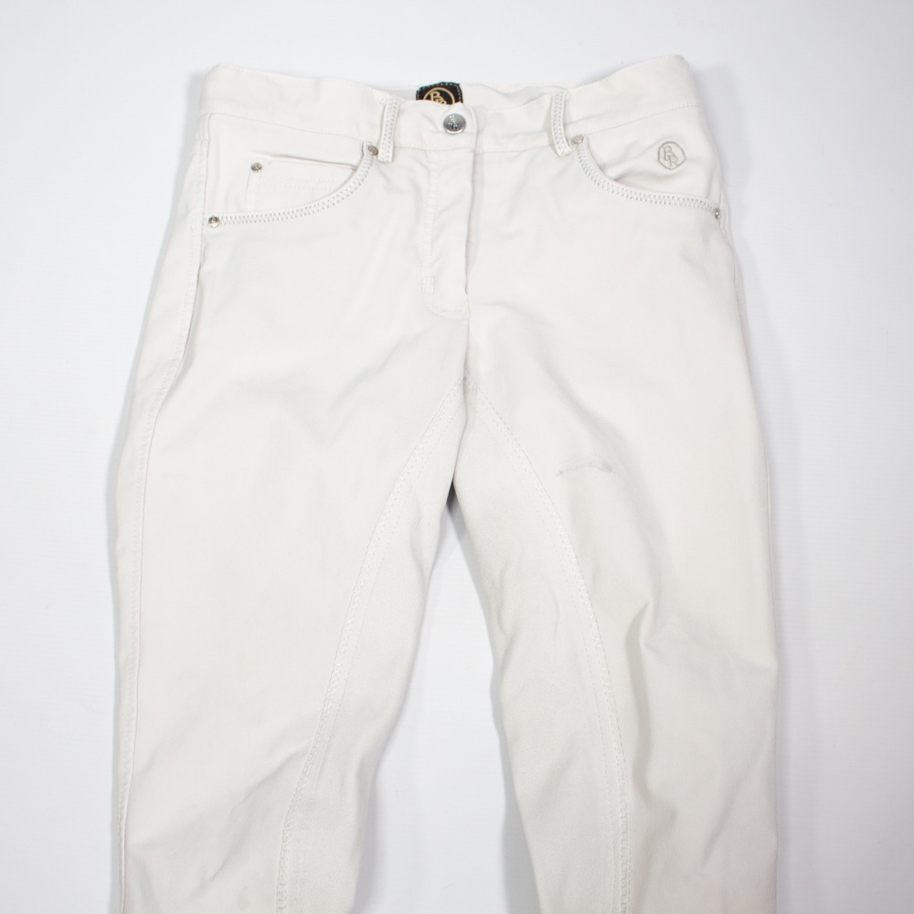 BR Reithose mit Vollbesatz weiß 164 – Bild 3