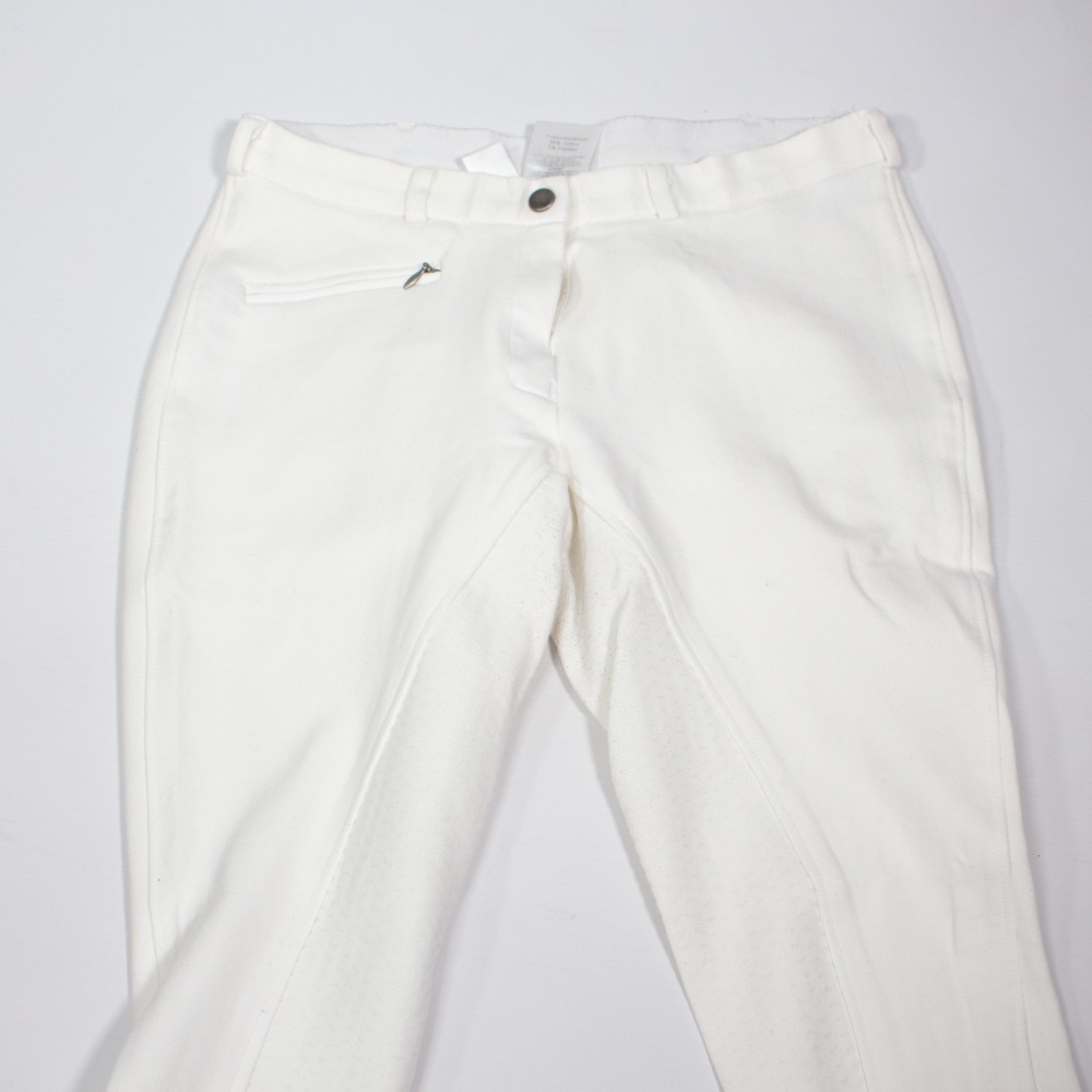 4Horses Reithose mit Silikonvollbesatz weiß XXL – Bild 3