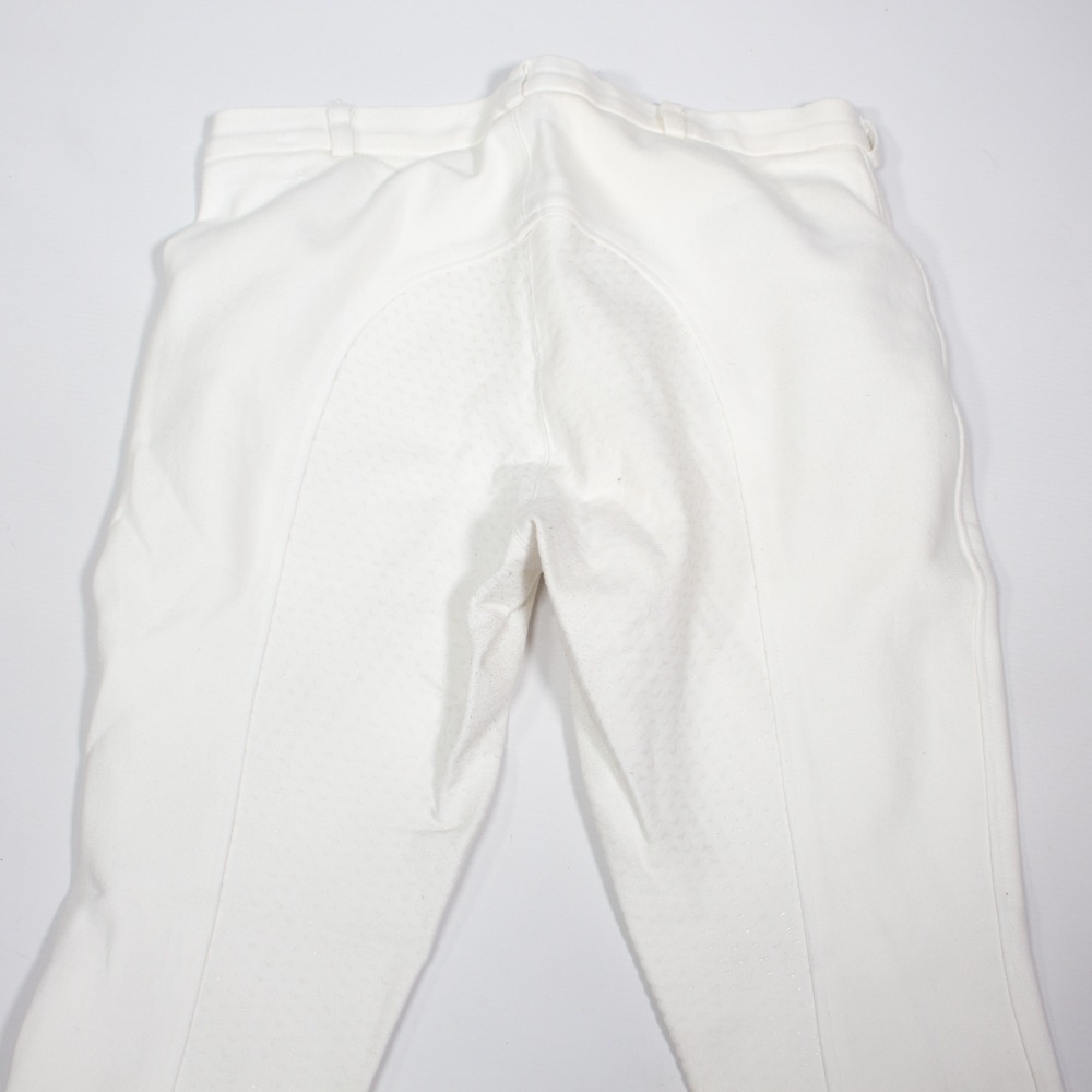 4Horses Reithose mit Silikonvollbesatz weiß XXL – Bild 4