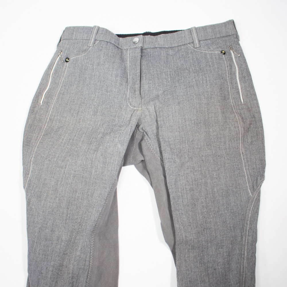 Mark Todd Reithose mit Vollbesatz grau XXS – Bild 3