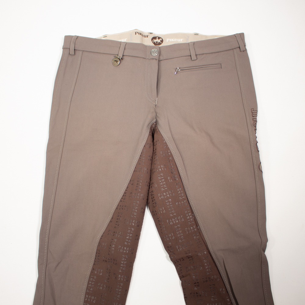 Pikeur Reithose mit Silikonvollbesatz braun L – Bild 3