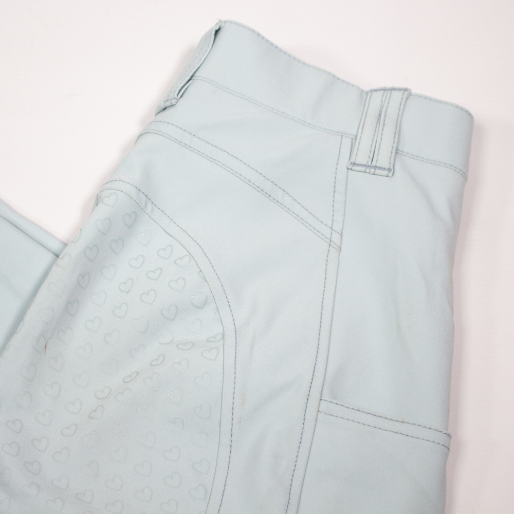 Riderschoice Reithose mit Silikonvollbesatz hellblau 32 – Bild 2