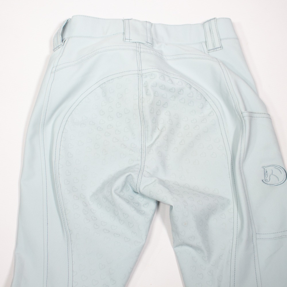 Riderschoice Reithose mit Silikonvollbesatz hellblau 32 – Bild 4