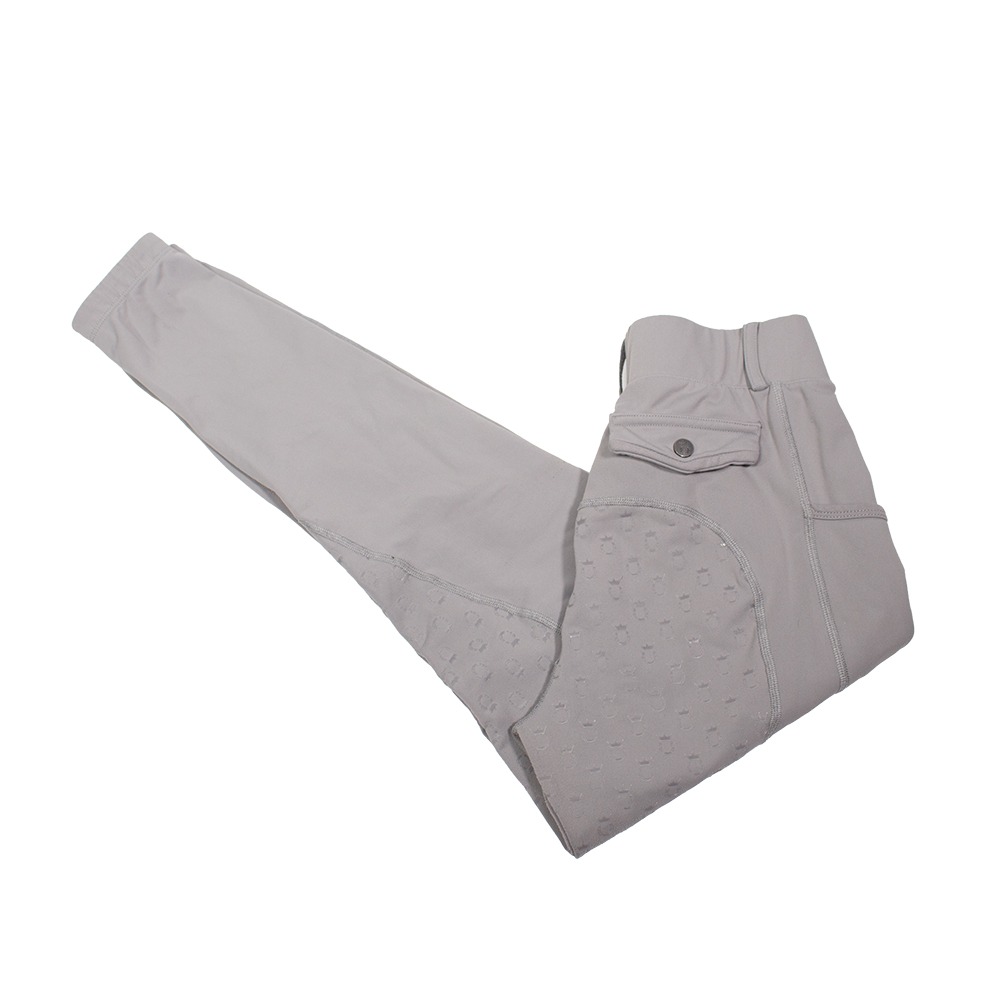 Royal Horsemen Reitleggings mit Silikonvollbesatz grau M