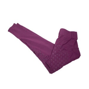 Royal Horsemen Reitleggings mit Silikonvollbesatz lila M