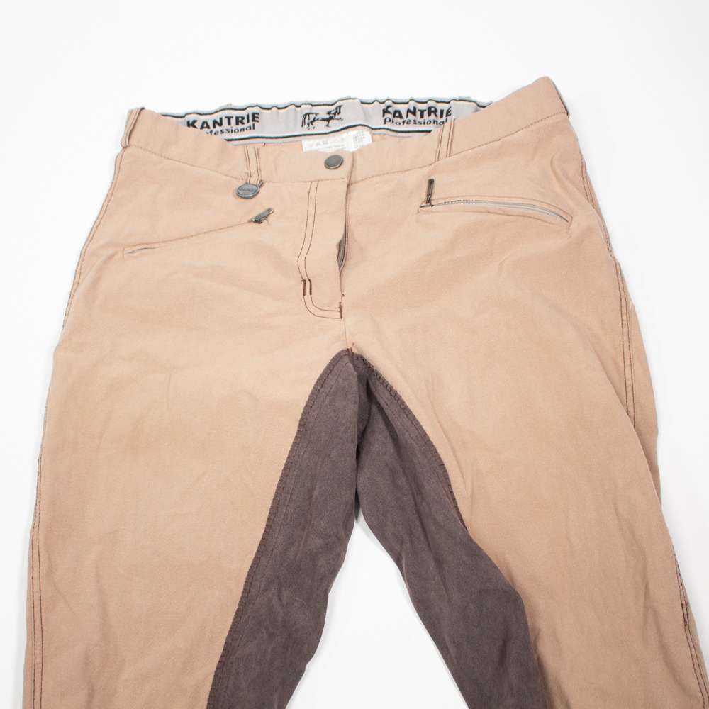 Kantrie Reithose mit Vollbesatz beige L – Bild 3