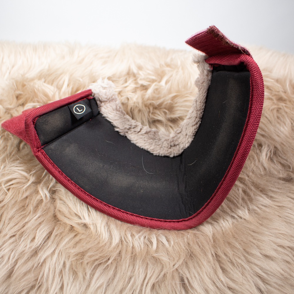 Eskadron Hufglocken Faux Fur rustic red L – Bild 2