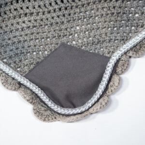 HKM Fliegenohren grau WB