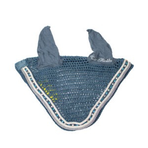 Felix Bühler Fliegenohren Pearl & Crystal blau WB