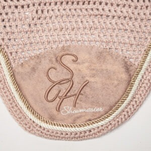 Showmaster Fliegenohren Metallic Love nude WB