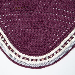 Felix Bühler Fliegenohren Pearl & Crystal rot WB