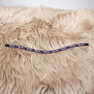 Stirnriemen Inlay lila Pony