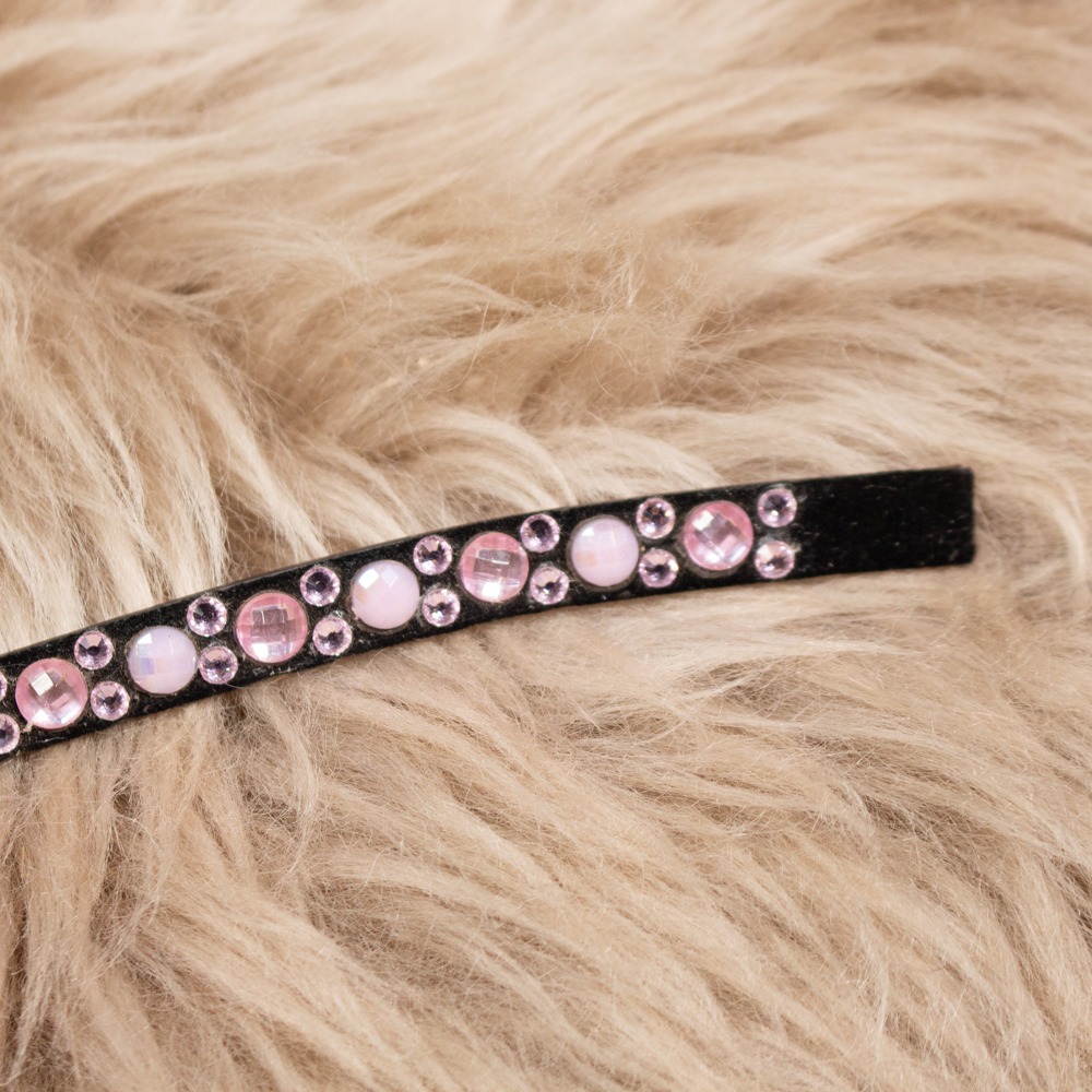 Stirnriemen Inlay rosa Pony – Bild 2