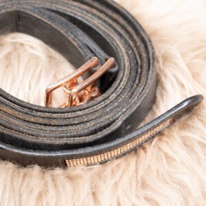 Steigbügelriemen schwarz 155 cm