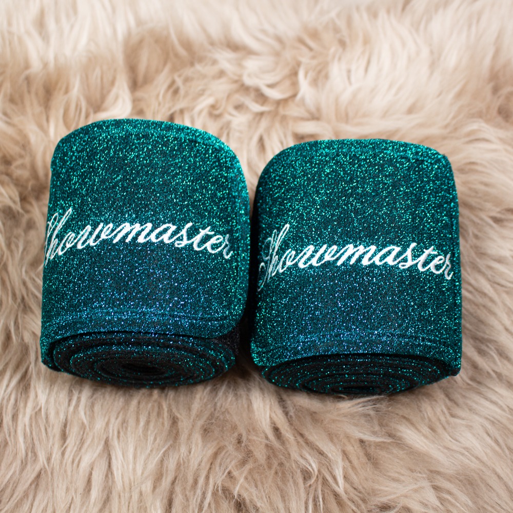 Showmaster Bandagen XMAS dunkelgrün WB